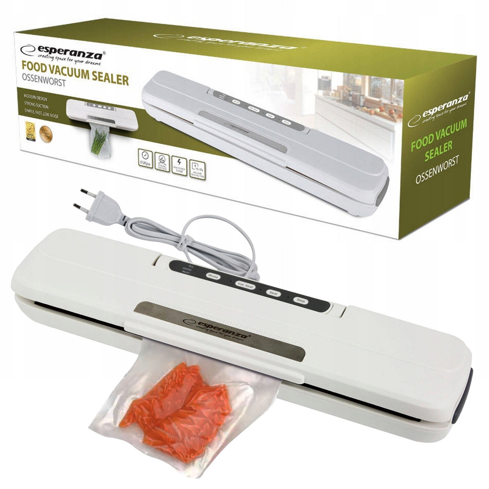 Multifunkční Vakuová Svářečka Potravin Balička Potravin Sáčky