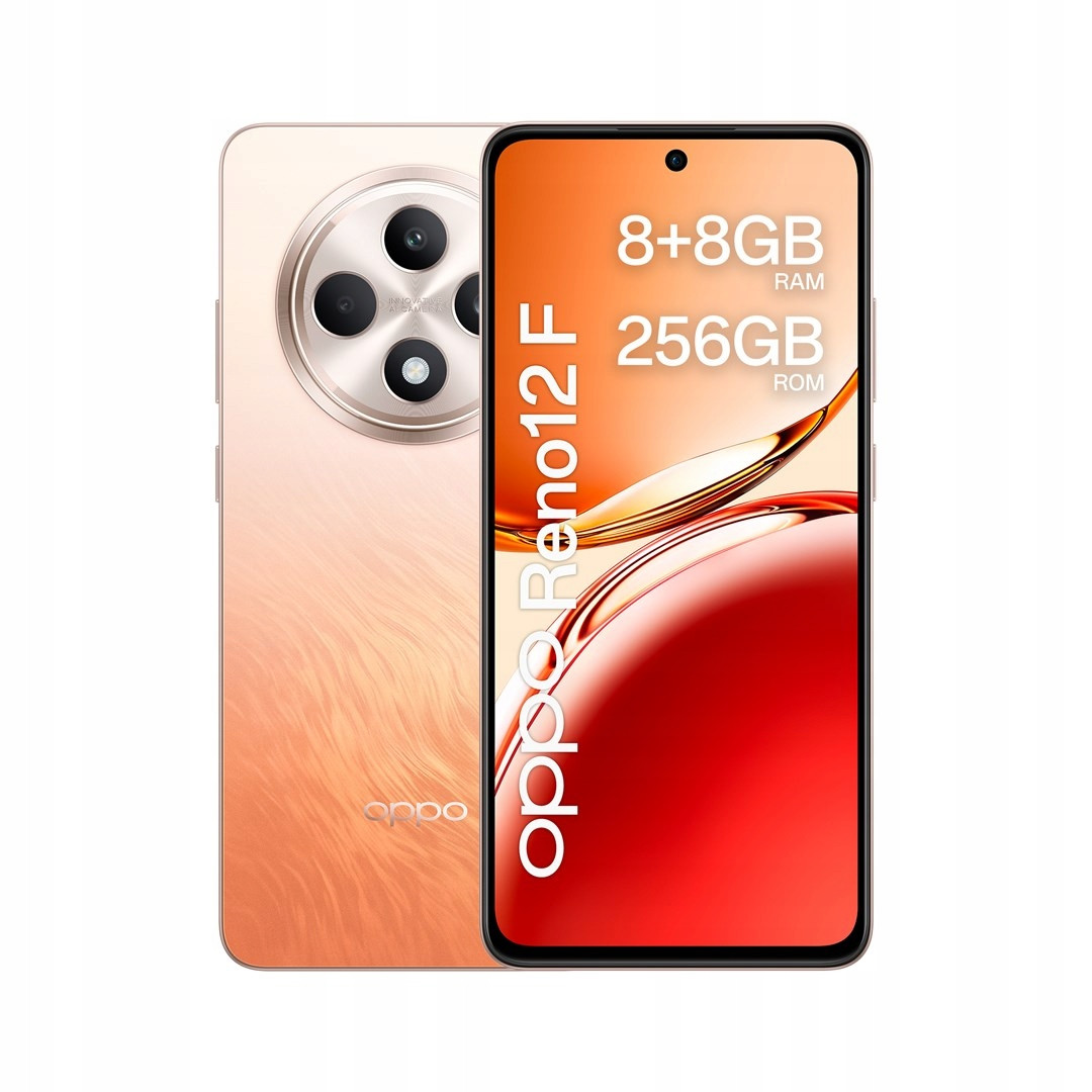 Chytrý telefon Oppo Reno 12F 8/256GB Amber Orange