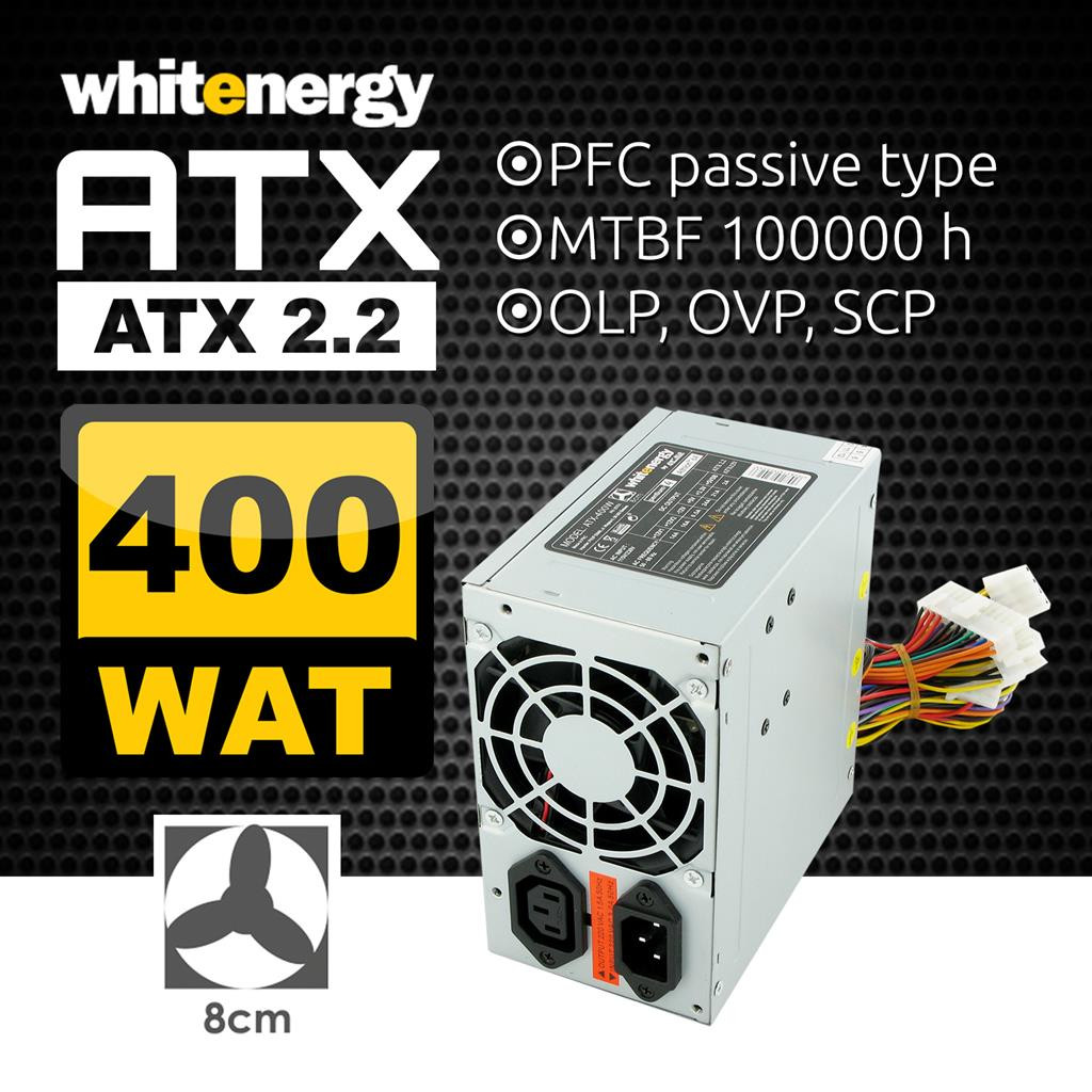 Zdroj Whitenergy Atx 2.2 400W Pfc Box 400 W