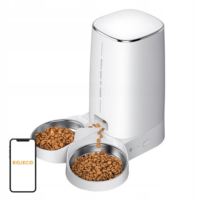 Chytrý dávkovač krmiva Rojeco 4L Automatic Pet Feeder WiFi Version vit