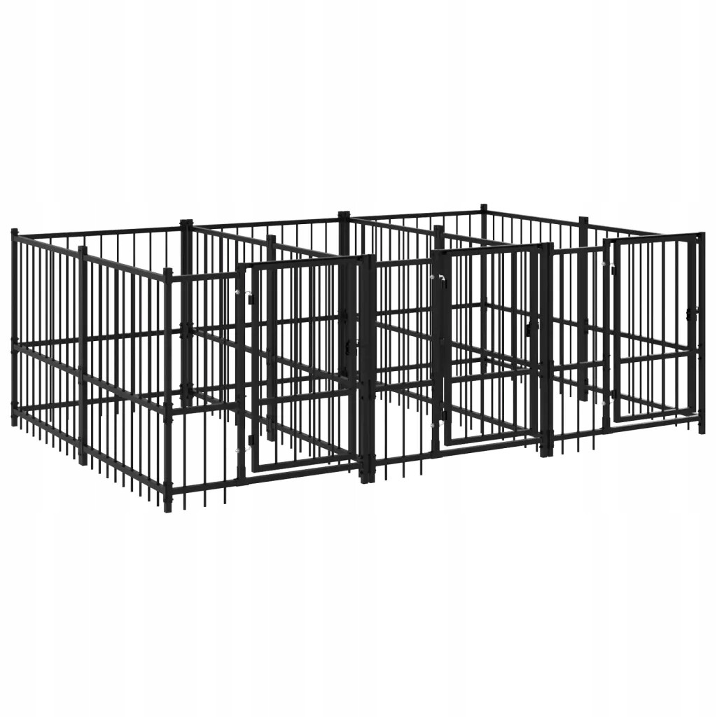 Klec pro psa Univerzál 291x193,5x100 cm černá