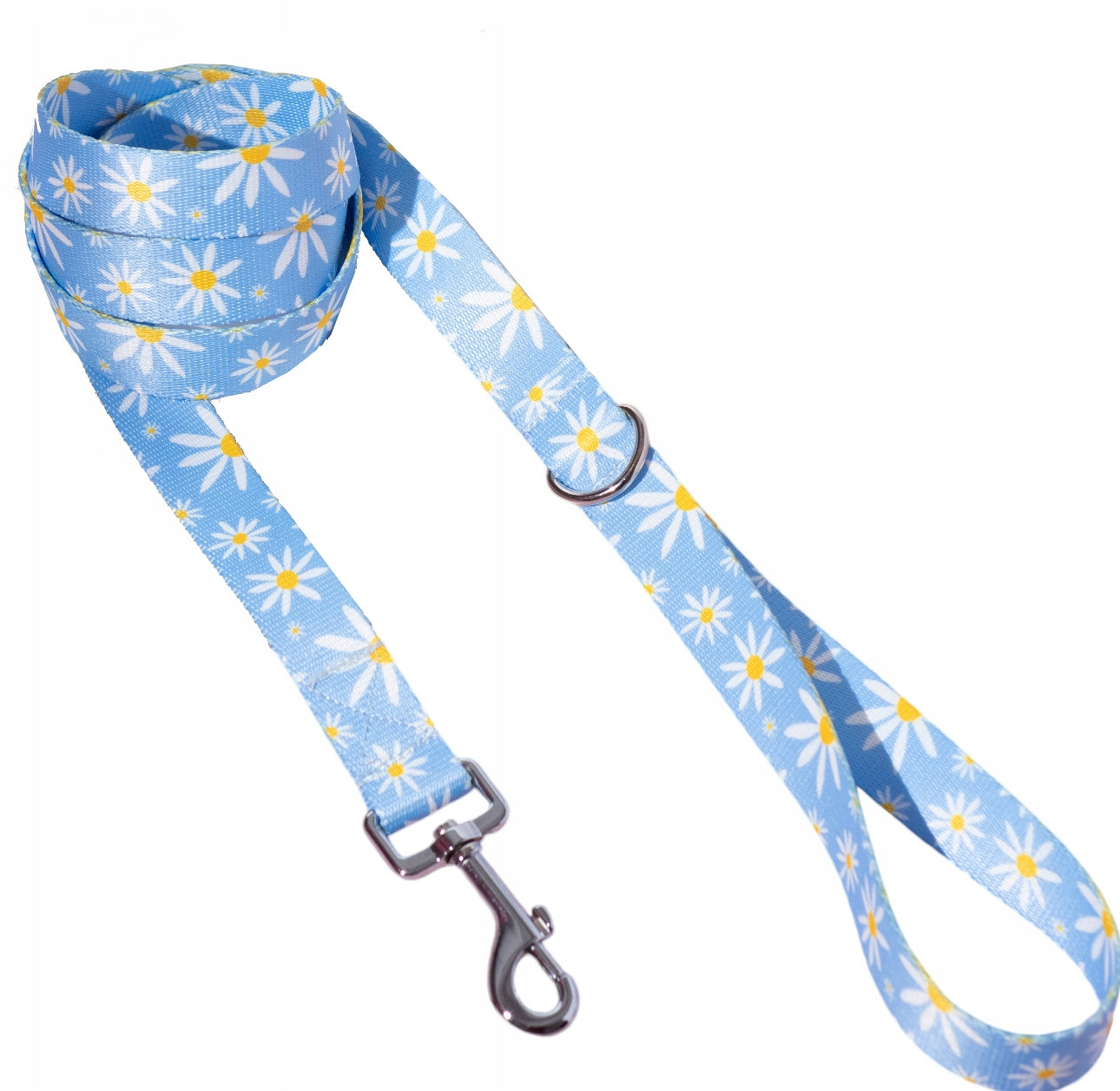 Vodítko Pro Psa Kočku Květy Kopretiny Kování Kovové 2 cm 3,5 m 350 cm