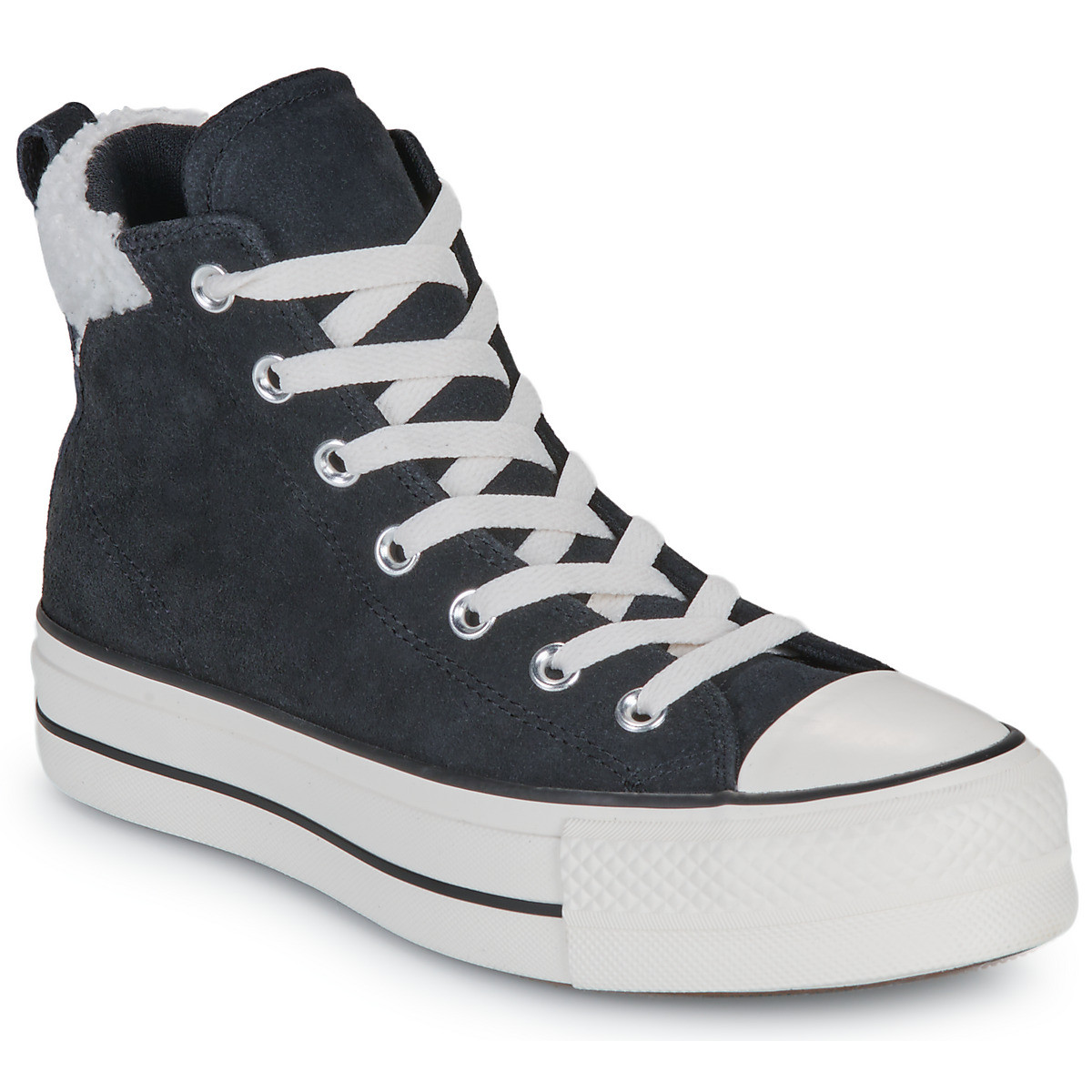 Converse  CHUCK TAYLOR ALL STAR PUFF LIFT COZY PLATFORM  Černá