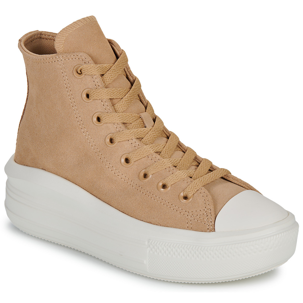 Converse  CHUCK TAYLOR ALL STAR MOVE PLATFORM COLORFUL SUEDE  Béžová
