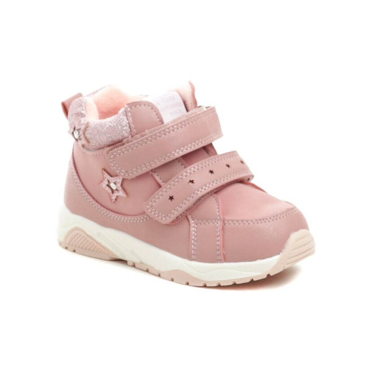 American Club  XD106-23 pink dětské zimní boty  Růžová