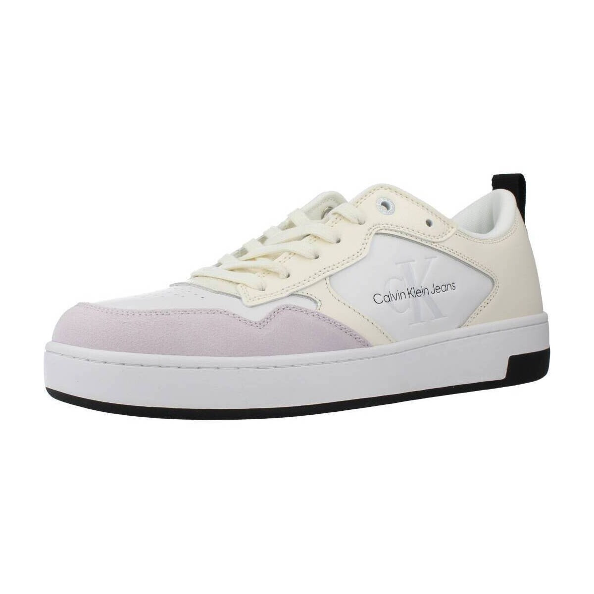 Calvin Klein Jeans  CUPSOLE LOW LTH MONO  Bílá