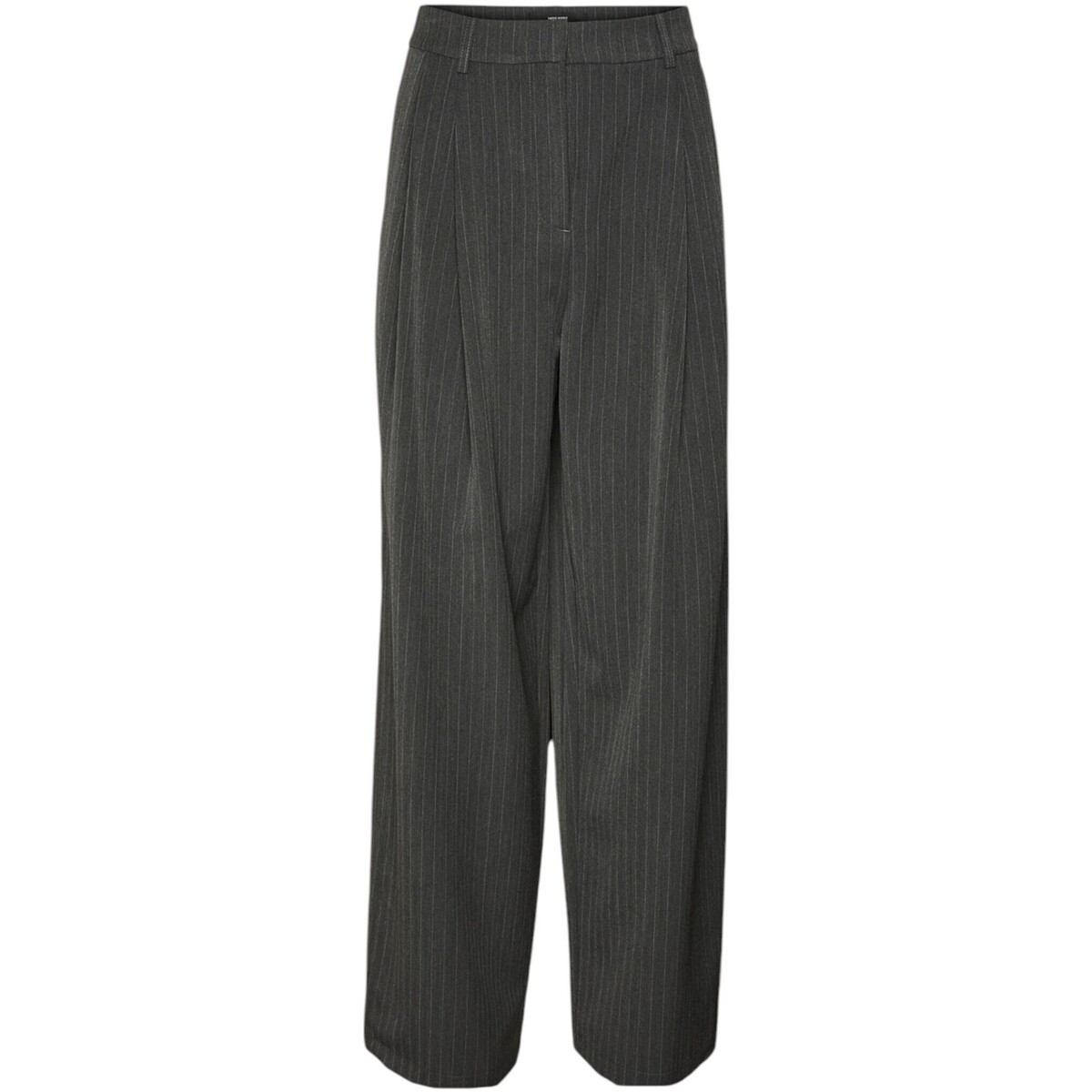 Vero Moda  VMSILJE MW WIDE PINSTRIPE PANTS 10319718  Šedá