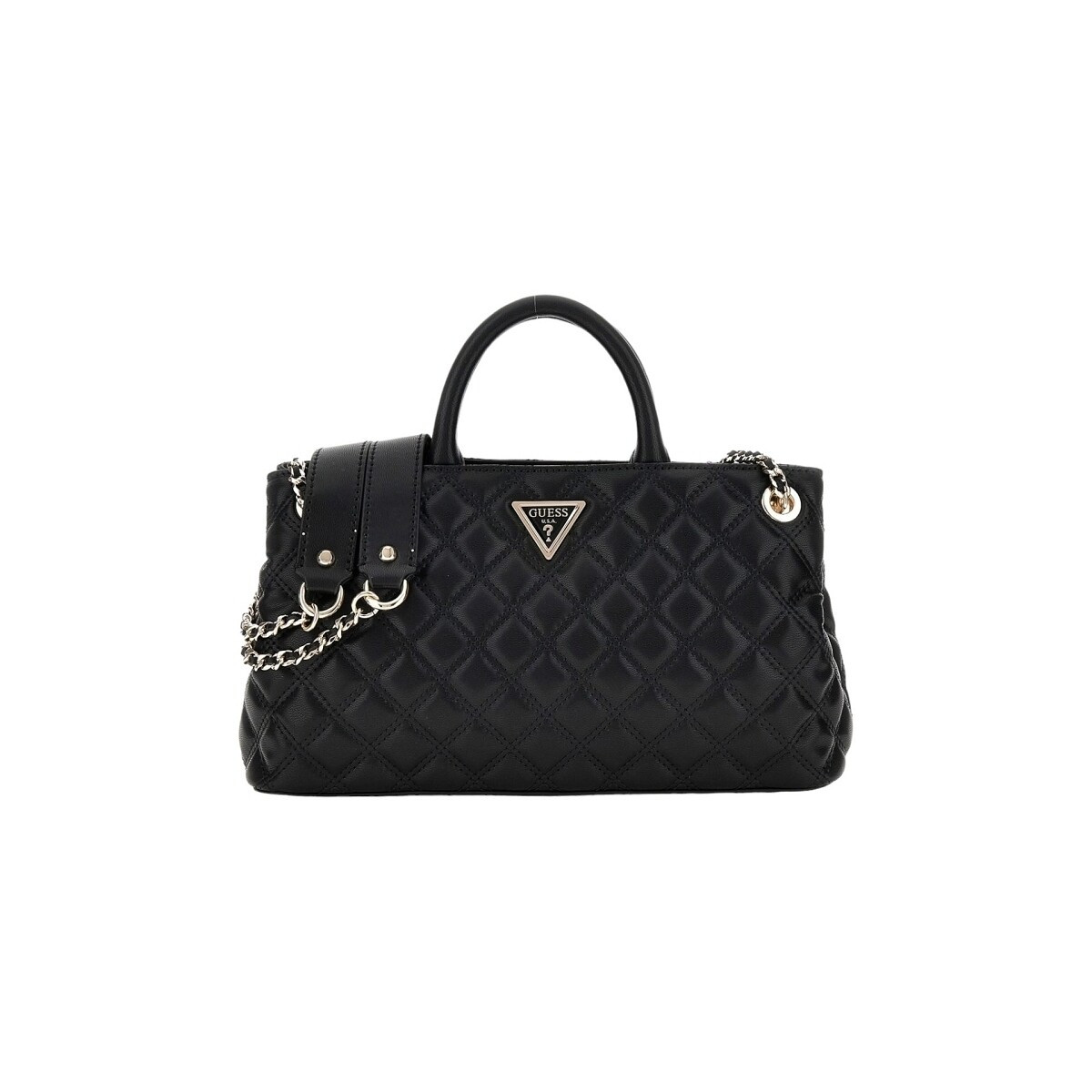 Guess  GIULLY GFRIEND SHLDR SATCHEL  Černá