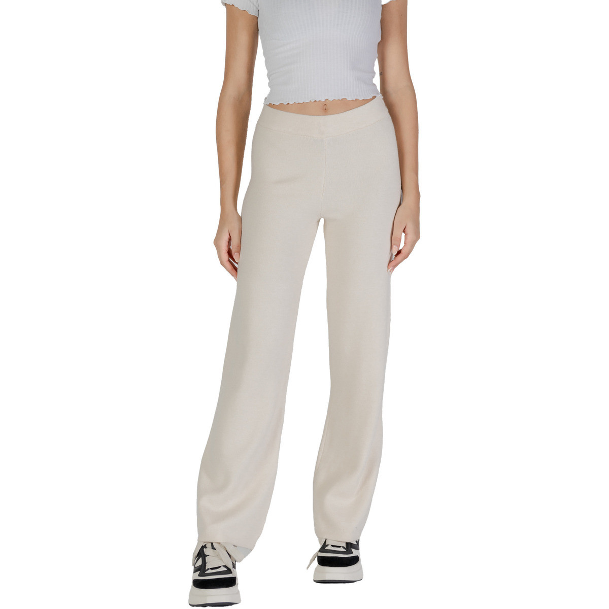 Vero Moda  VMSABA NW TROUSER GA 10314220  Bílá