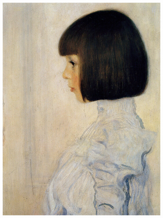 Gustav Klimt Obrazová reprodukce The Artists Daughter, Gustav Klimt, 30 × 40 cm