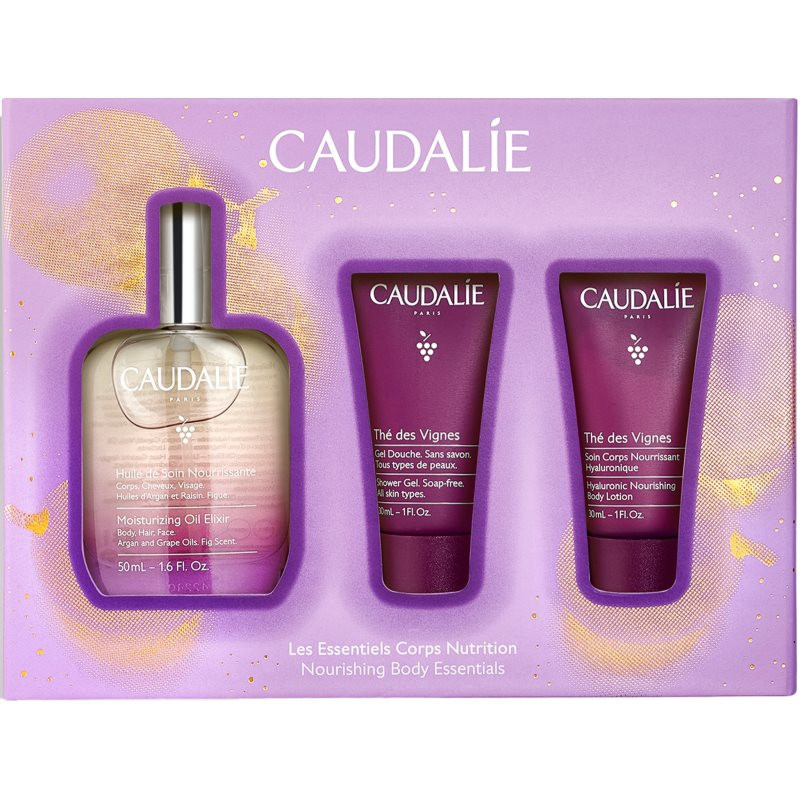 Caudalie The Nourishing Body Essentials Set dárková sada (na tělo a vlasy)