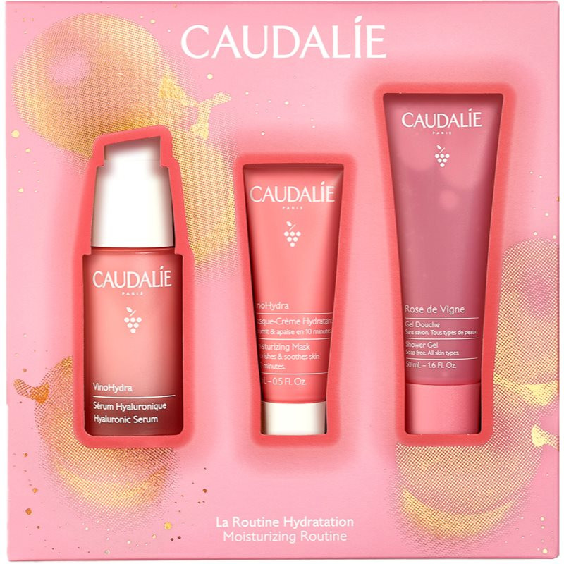 Caudalie Moisturizing Routine Set dárková sada (na obličej a tělo)