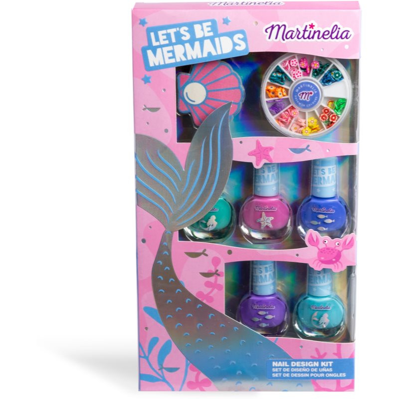 Martinelia Let's be Mermaid Nails Design Kit set 3+ (na nehty) pro děti