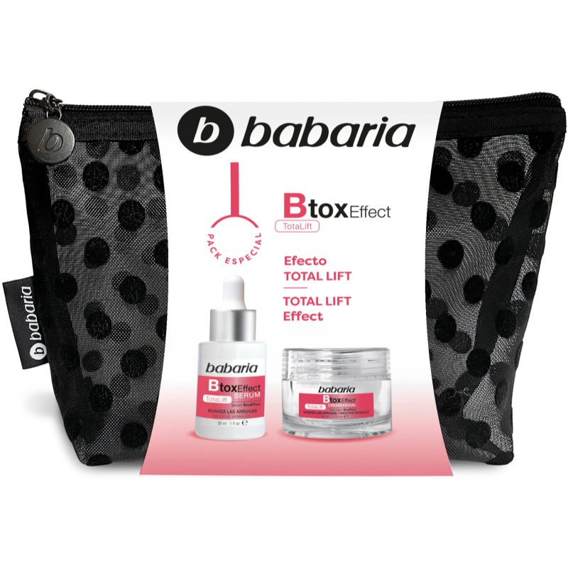 Babaria Botox Effect Travel Pack dárková sada