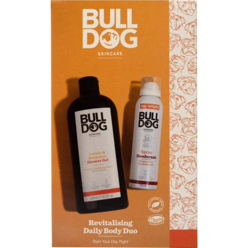 Bulldog Lemon & Bergamot Revitalising Body Care Duo dárková sada (na tělo) pro muže