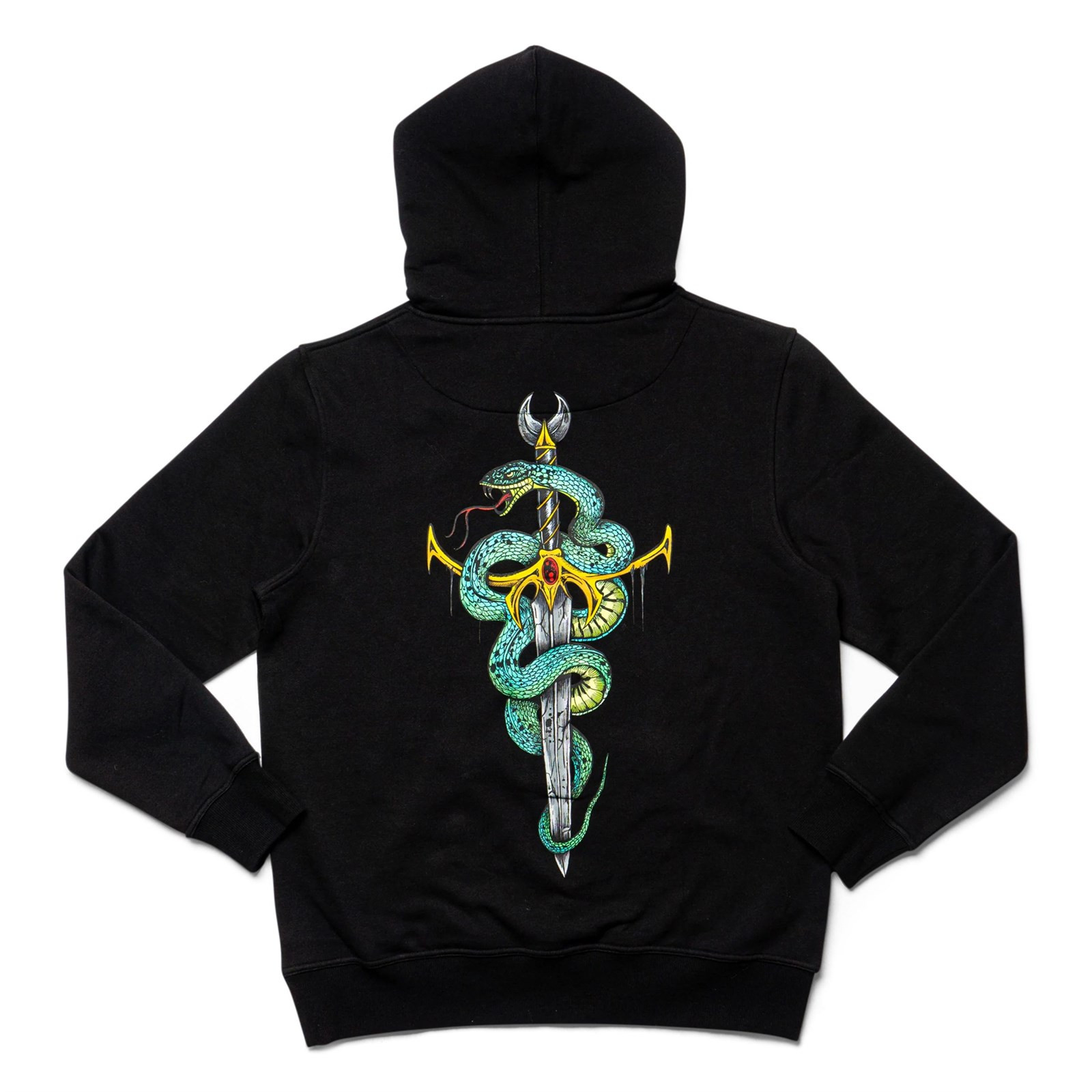 mikina FALLEN - Venom Hoodie Black Green Chris Cole (BLACK GREEN CHRIS CO)