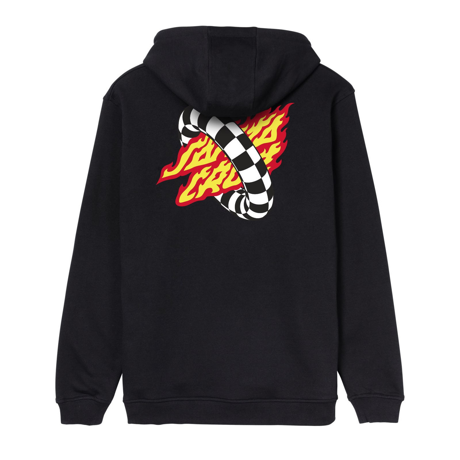 mikina SANTA CRUZ - Goal Flame Black (BLACK)
