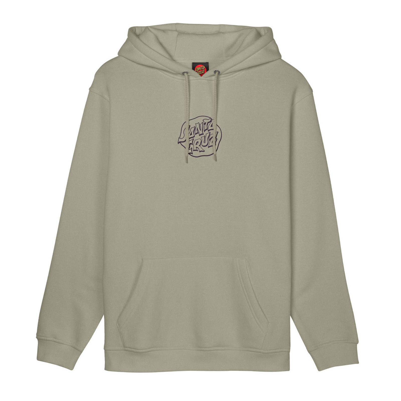 mikina SANTA CRUZ - Fever Dream Mono Front Dot Stone Grey (STONE GREY)