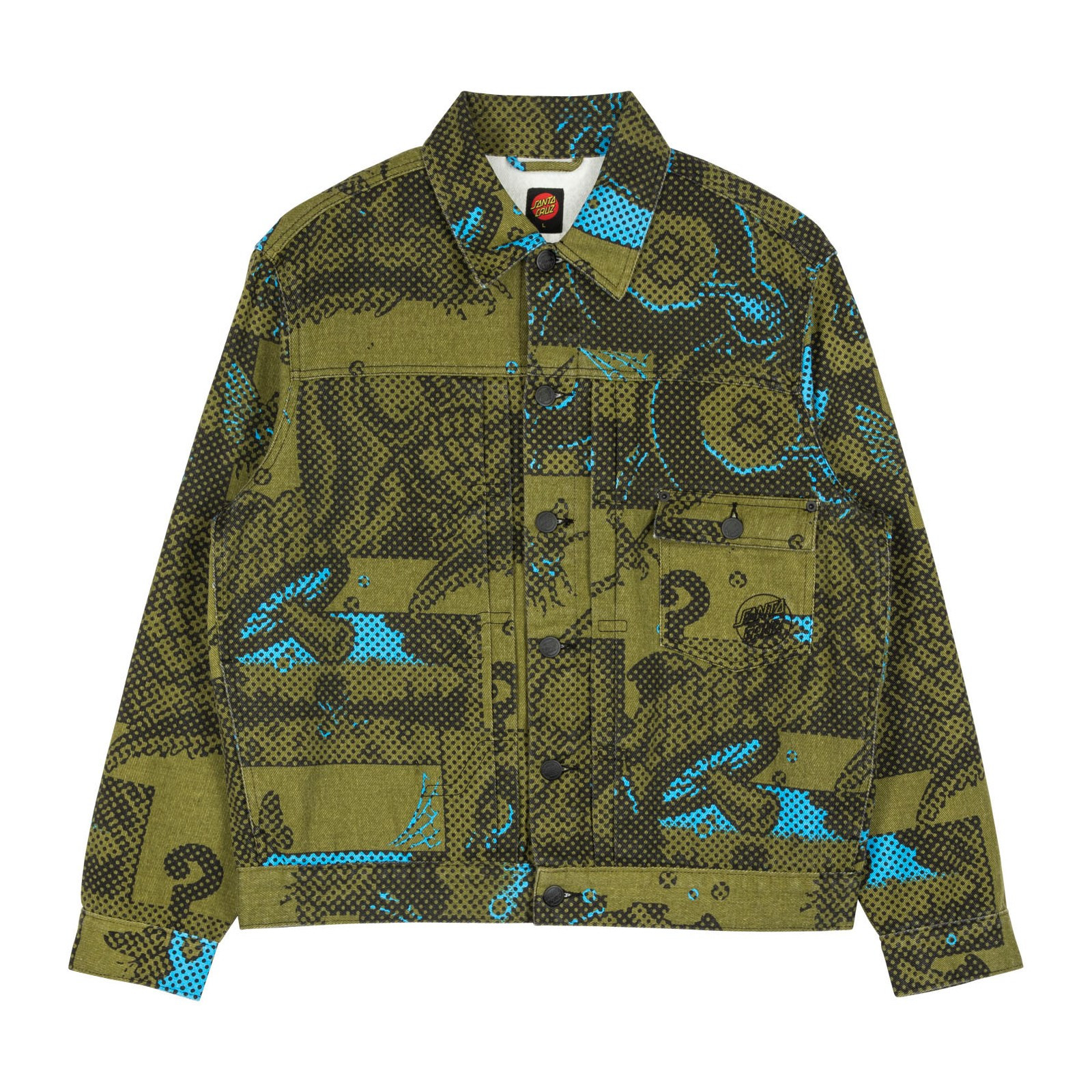 bunda SANTA CRUZ - SCS Winkowski Comic Camo (WINKOWSKI COMIC CAMO) velikost: XL