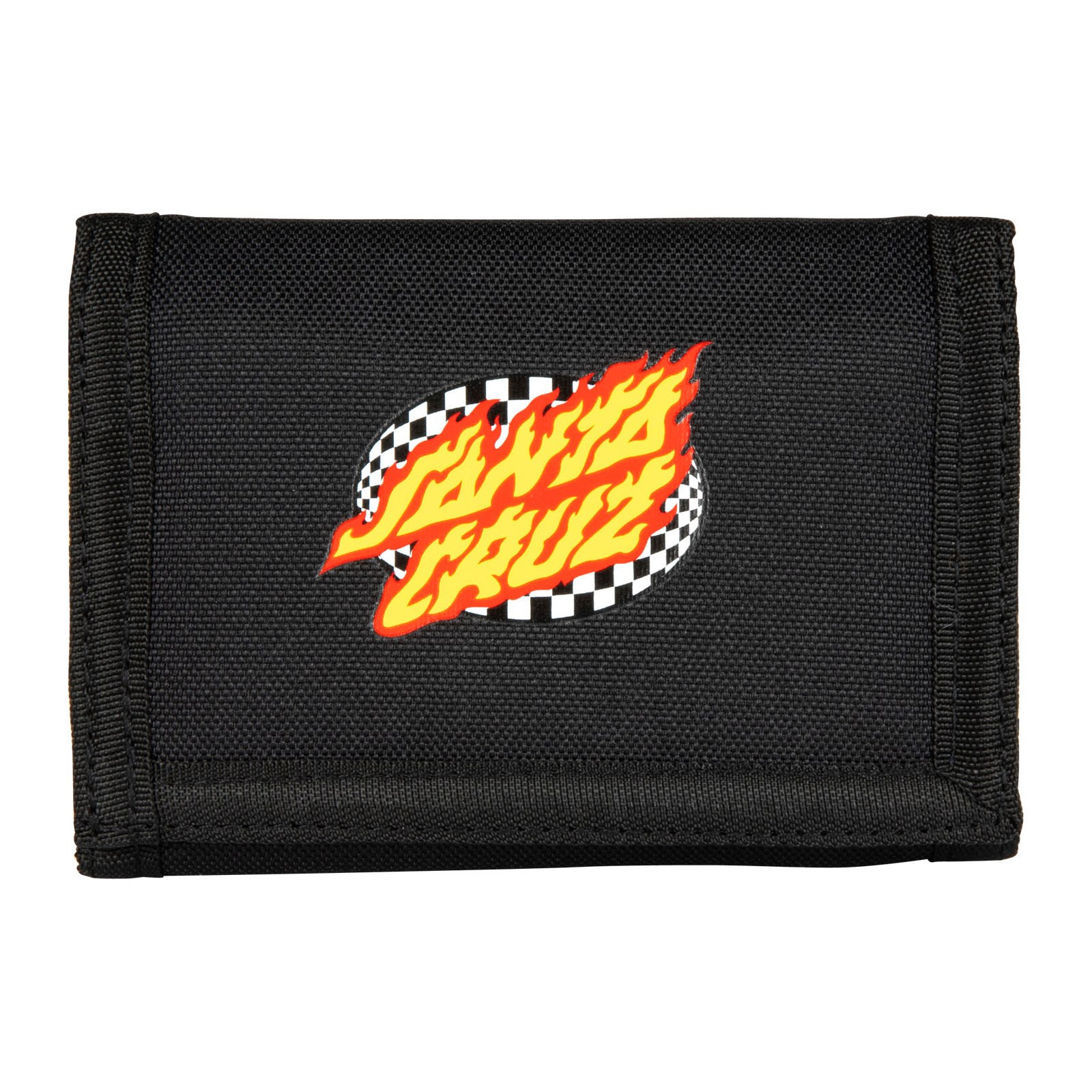 peněženka SANTA CRUZ - Oval Check Flame Black (BLACK)