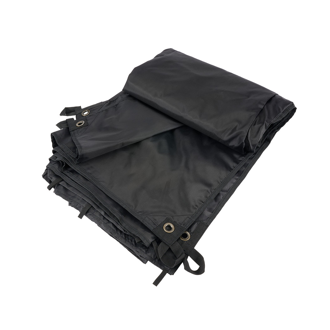 Nepromokavá plachta s oky Brandit Premium Tarp 3x4 m - černá