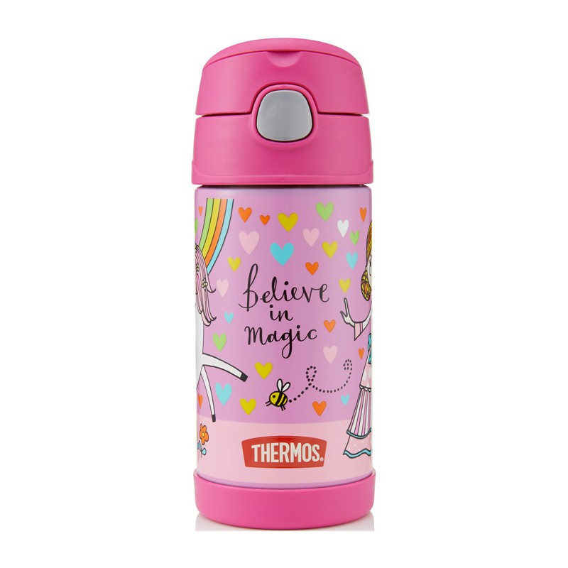 Dětská termoska Thermos FUNtainer 355 ml Jednorožec - růžová