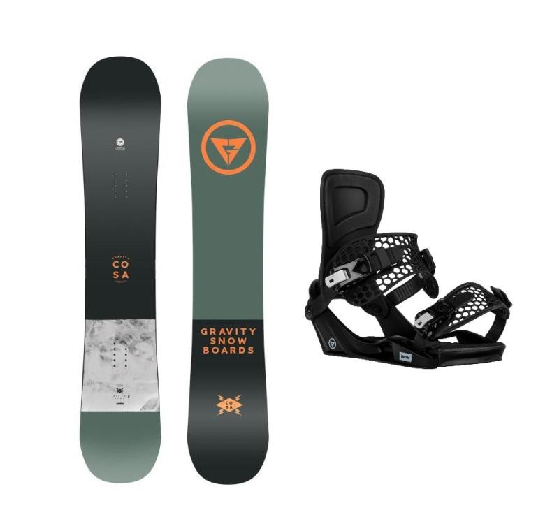 Gravity Cosa 24/25 pánský snowboard + Gravity Indy black vázání