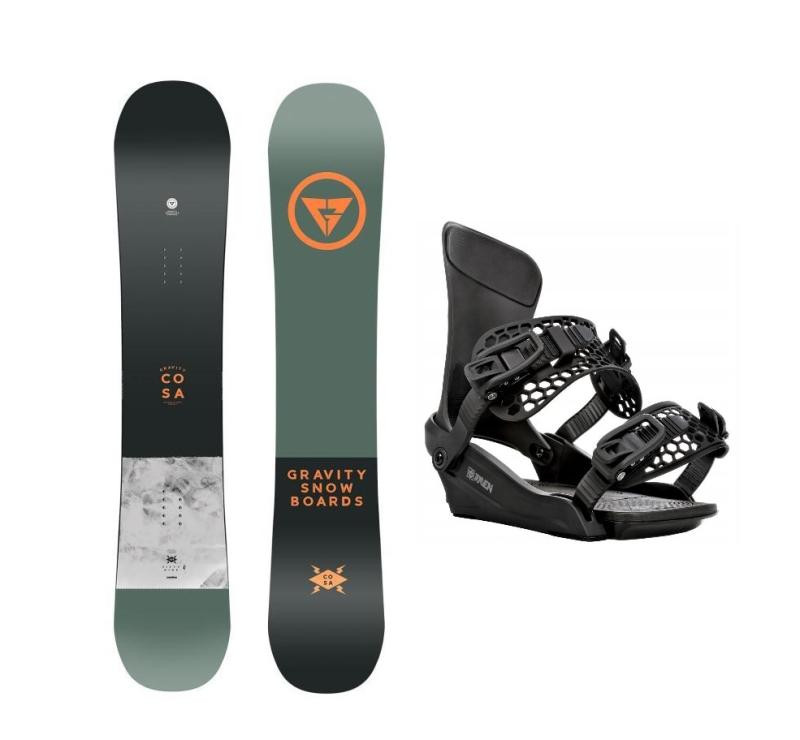 Gravity Cosa 24/25 pánský snowboard + Raven King black vázání