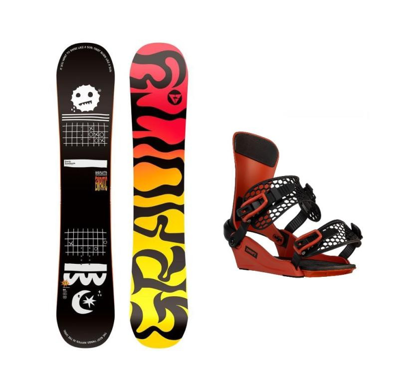 Gravity Empatic 24/25 pánský snowboard + Gravity Drift brick vázání