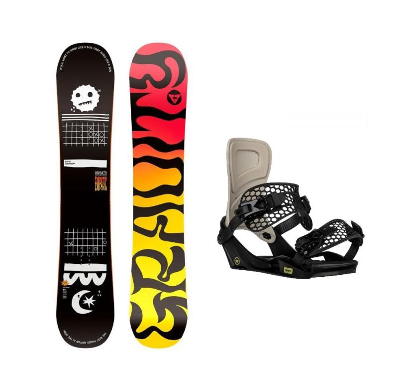 Gravity Empatic 24/25 pánský snowboard + Gravity Indy stone/black vázání