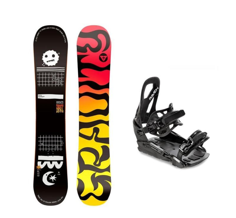 Gravity Empatic 24/25 pánský snowboard + Raven S230 Black vázání