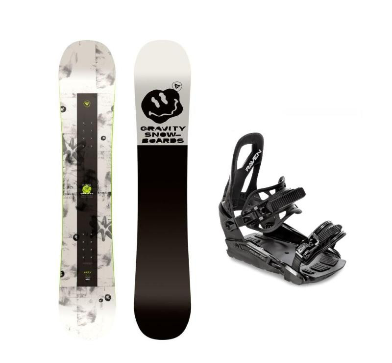 Gravity Madball 24/25 pánský snowboard + Raven S230 Black vázání