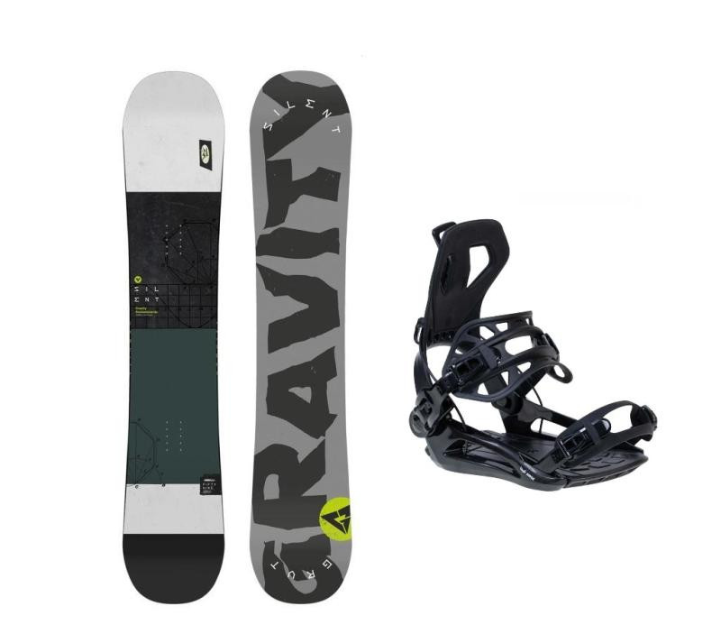 Gravity Silent 24/25 pánský snowboard + Raven RAGE Fastec FT360 black vázání