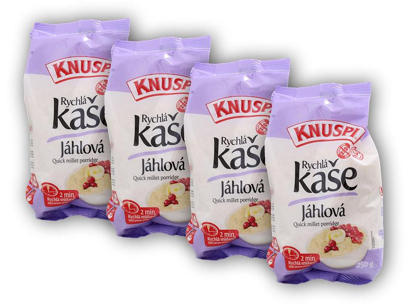 Knuspi 4x Rychlá kaše jáhlová 250g