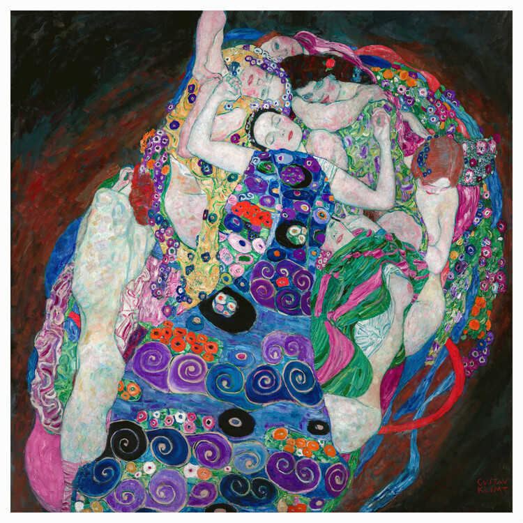 Gustav Klimt Obrazová reprodukce The Virgin, Gustav Klimt, 40 × 40 cm