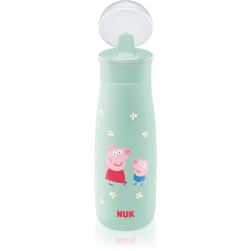 NUK Mini-Me Flip sportovní láhev 12m+ Peppa Pig 450 ml