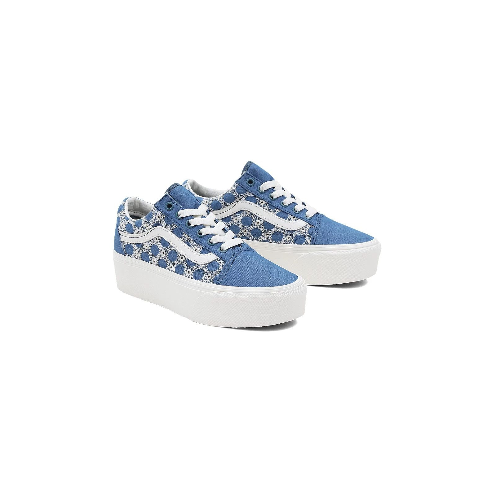 boty VANS - Old Skool Stackform Denim Mix Blue (BLU)