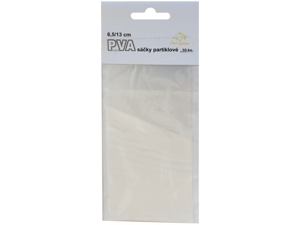 Carp System PVA sáčky na pelety a partikl Carp system 10ks Velikost 13x6,5cm