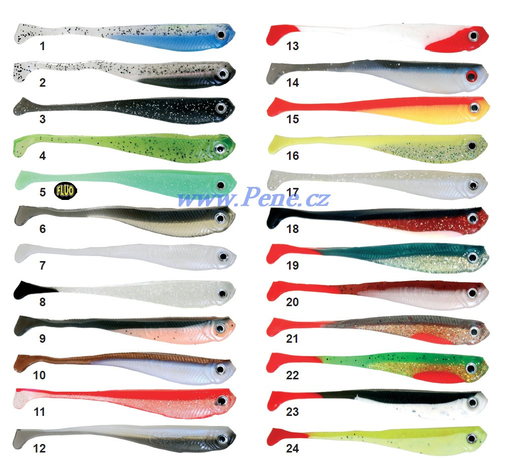 ICE fish Rybářská vláčecí rybka smáček 8 cm barva 4