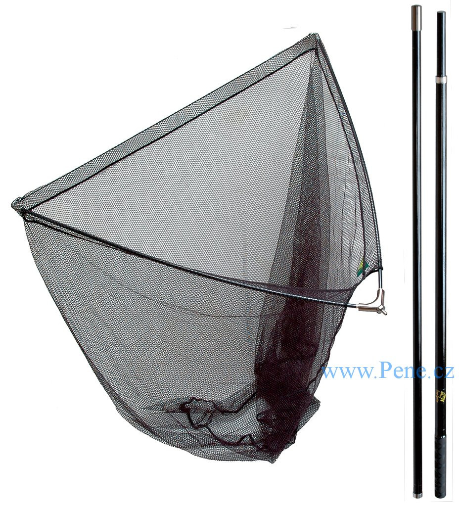 Carp System Podběrák dvojdílný 180 cm 100 x 100 cm + plovák