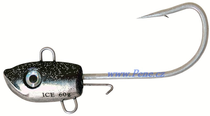 ICE fish Jig Sea jigová hlavička na moře ICE fish 60, 120, 170, 230, 290 g CS váha 60 g, velikost háčku 8/0, cena za 3ks