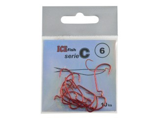 ICE fish Rybářský vláčecí háček C ICE fish DropShot , smáček háček C velikost 2 balení 5ks cena 16Kč