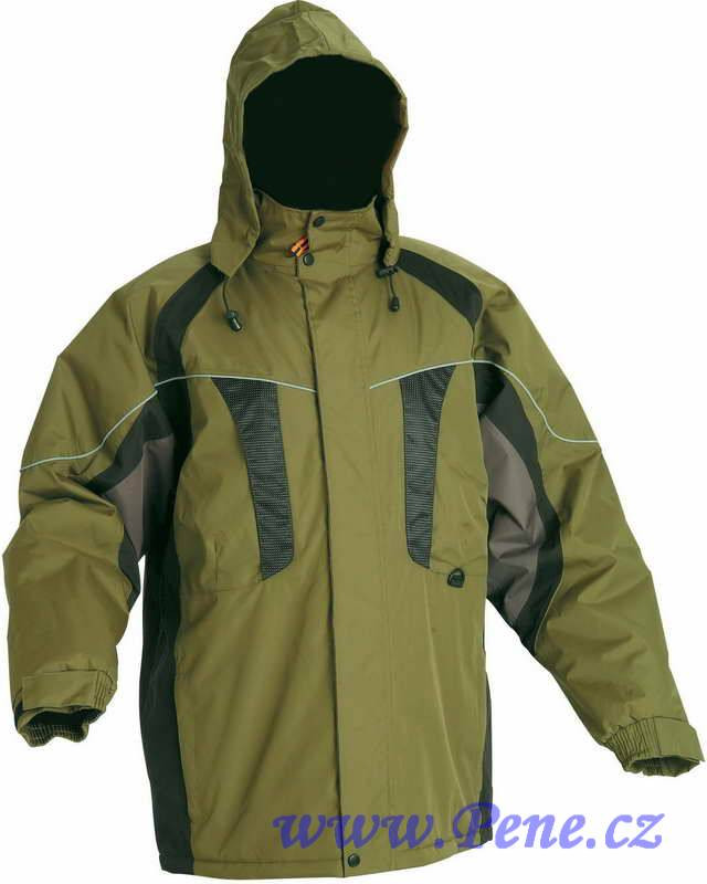 Rybářská bunda zelená Spin velikost XL