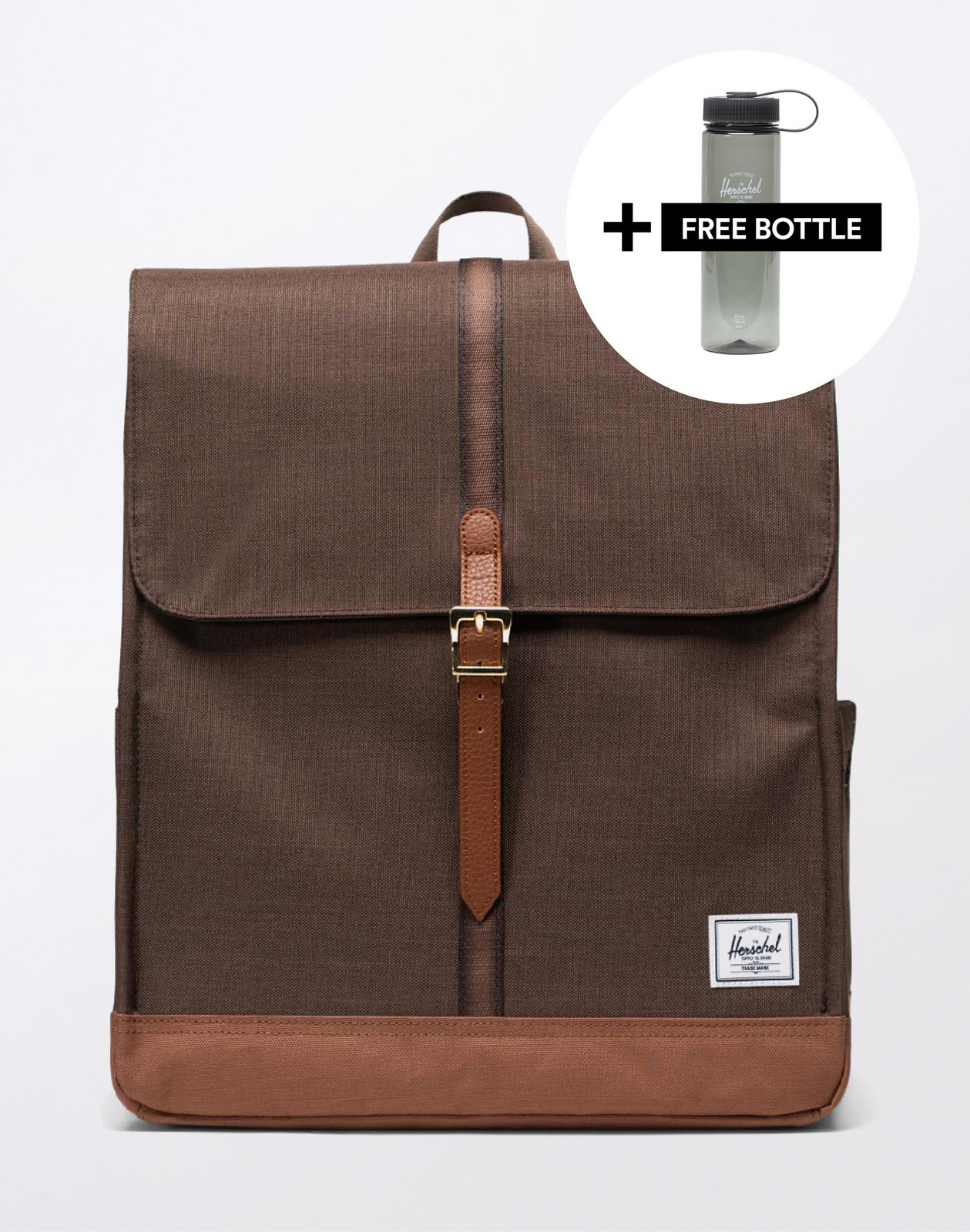 Herschel Supply City Chocolate Bwn Crshch/Sdle Bwn 16 l