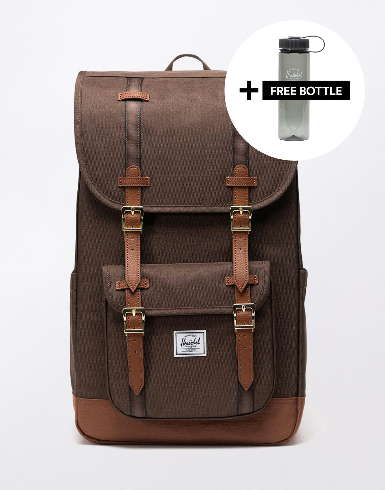 Herschel Supply Little America ™ Chocolate Bwn Crshch/Sdle Bwn 30 l