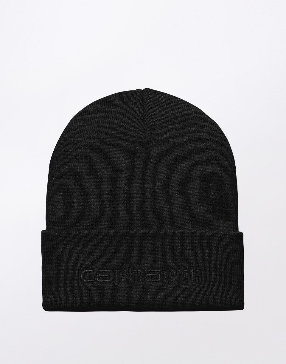 Carhartt WIP Script Beanie Black/Black