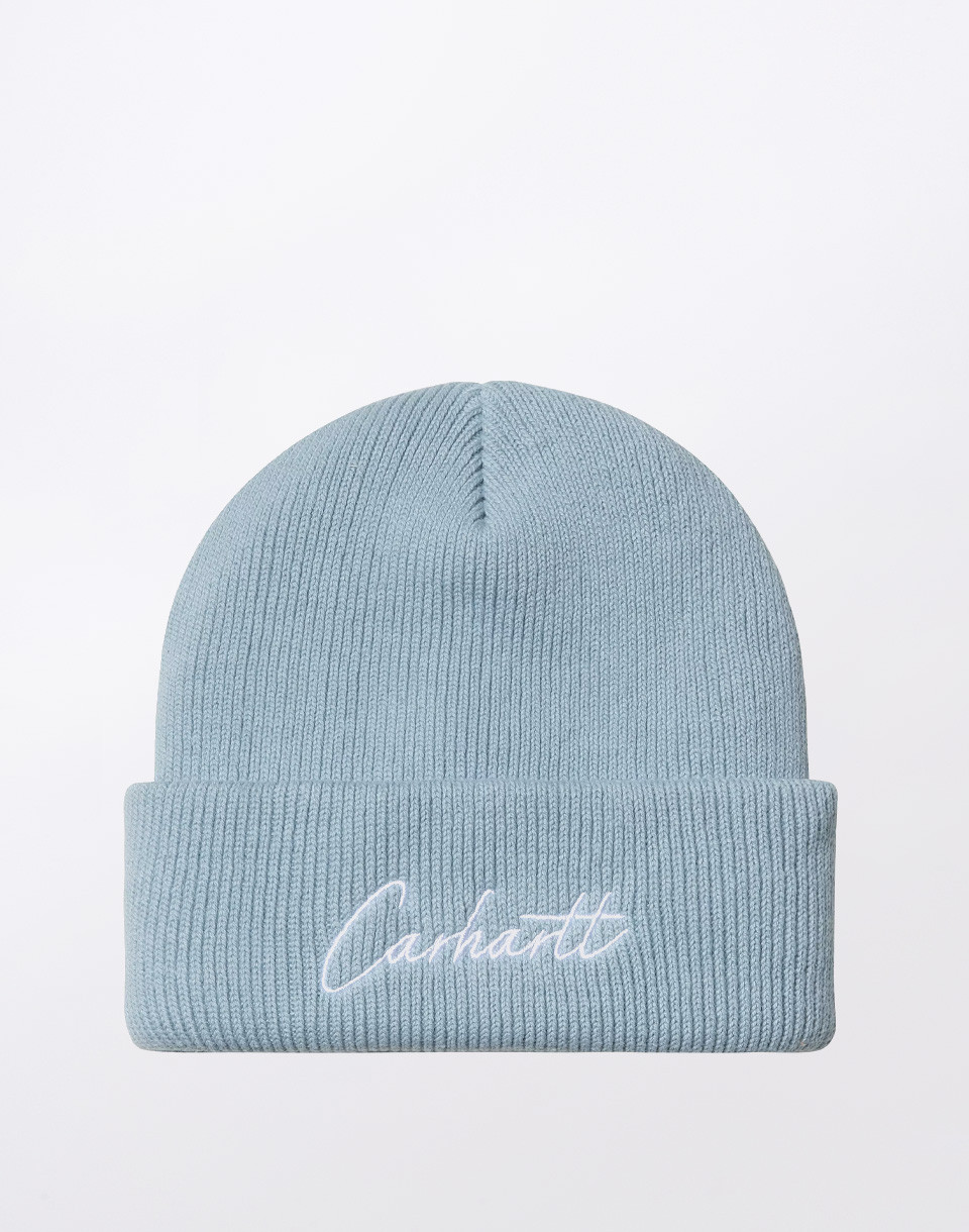 Carhartt WIP Watcher Beanie Misty Sky/White