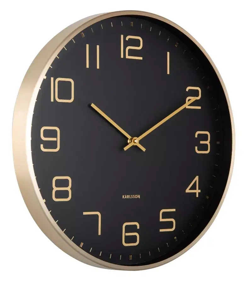Designové nástěnné hodiny 5973BK Karlsson 40cm