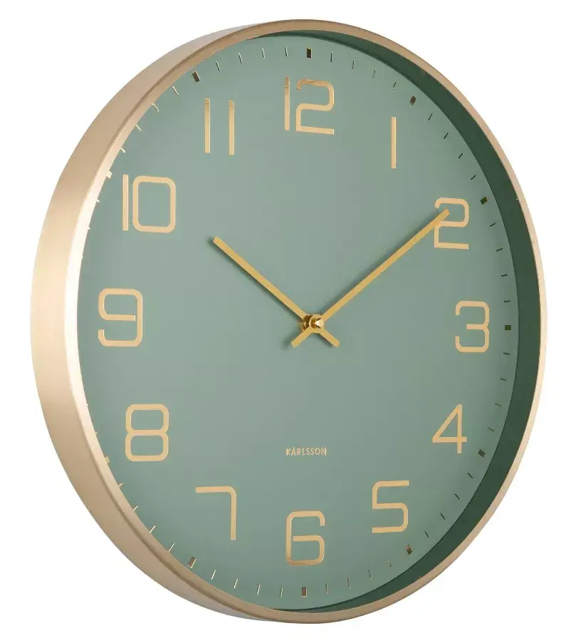 Designové nástěnné hodiny 5973GR Karlsson 40cm