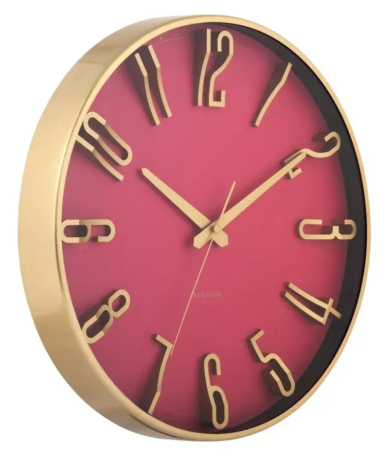 Designové nástěnné hodiny 6016PI Karlsson 35cm